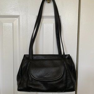 Vintage Leather Stone Mountain Shoulder Bag